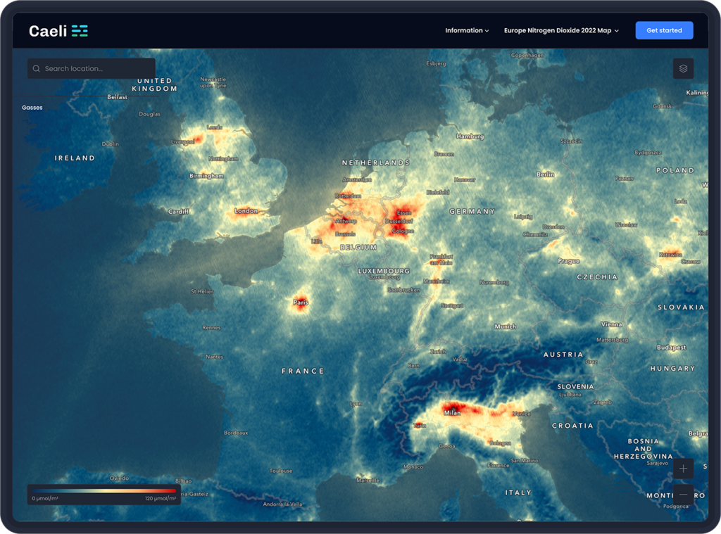 Air Quality Dashboard for financial page